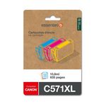 ESSENTIEL B Cartouche d'encre C571 XL 3 couleurs