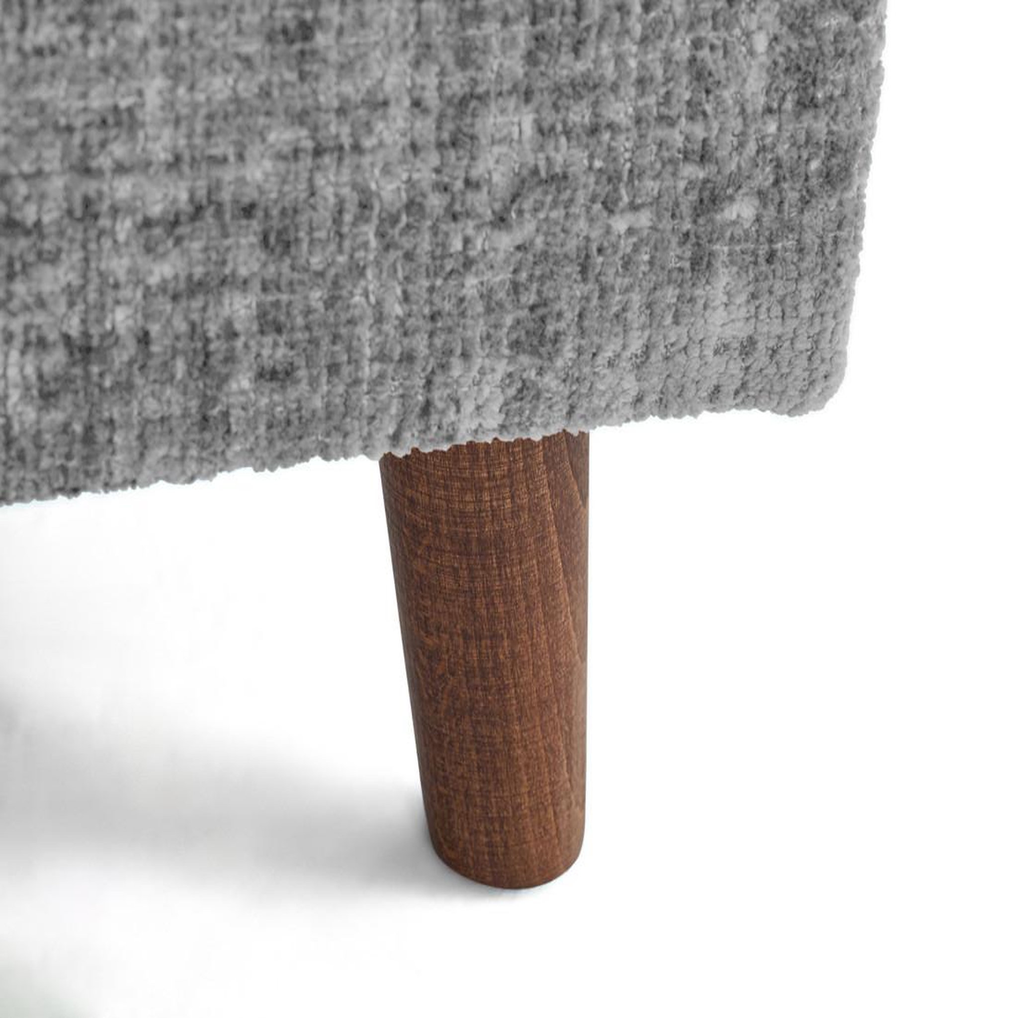 Voir la diapositive 5 : LISA DESIGN Rune - pouf en velours texturé