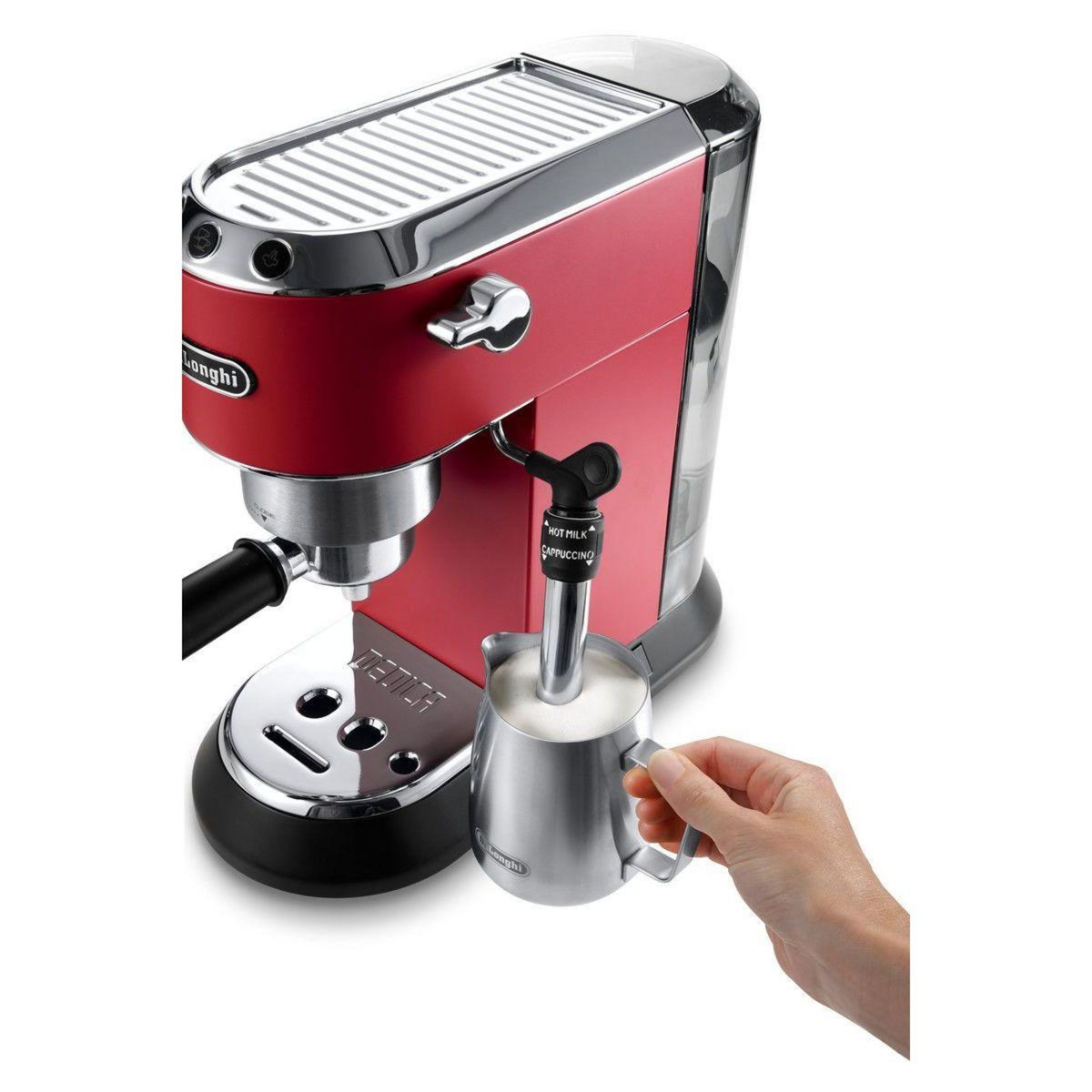 DELONGHI Machine à expresso EC695.R Dedica rouge