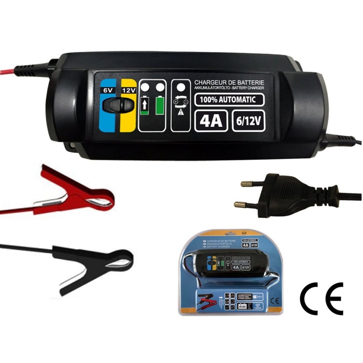 Chargeur de batterie - 6/12V