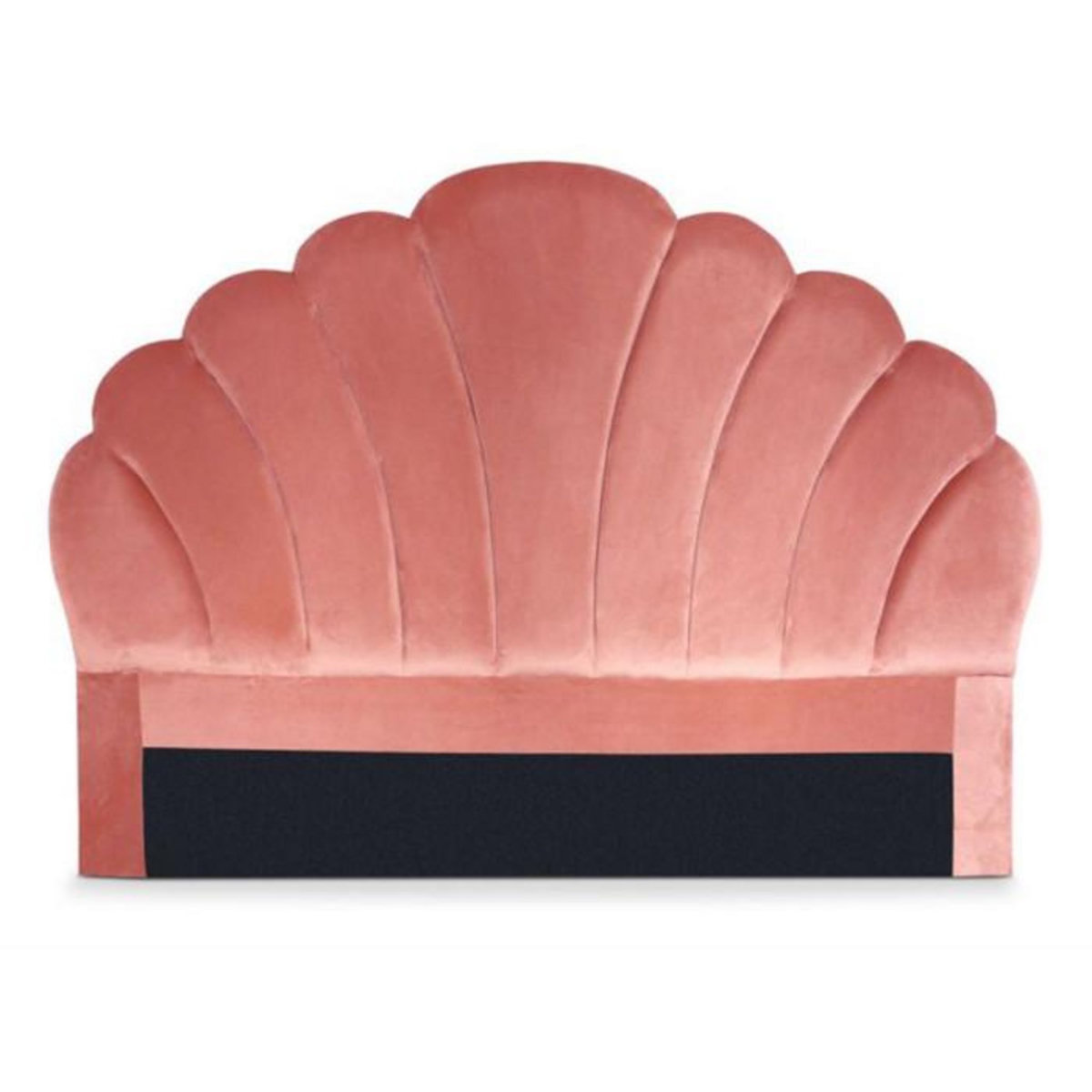 Paris Prix Tête de Lit en Velours  Shelly  140cm Rose