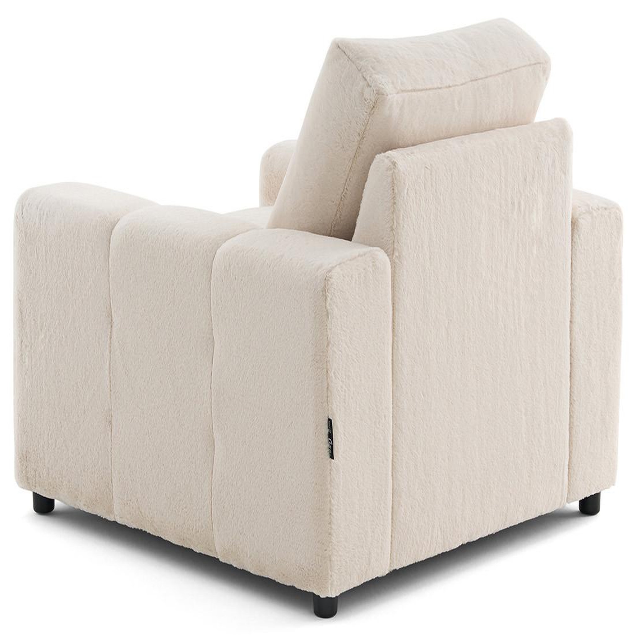 Voir la diapositive 3 : LISA DESIGN Crocus - fauteuil en fausse fourrure