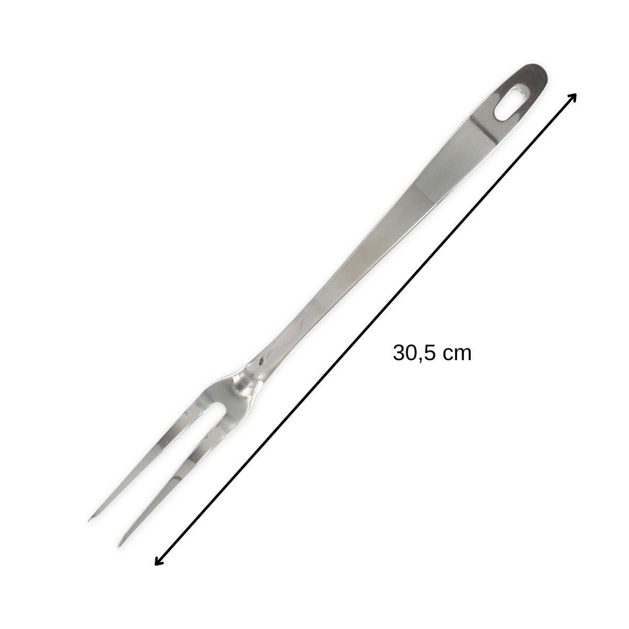 Voir la diapositive 3 : Fackelmann Ensemble de 2 fourchettes à viande et pour barbecue 2 piques 30,5 cm fackelmann oxford