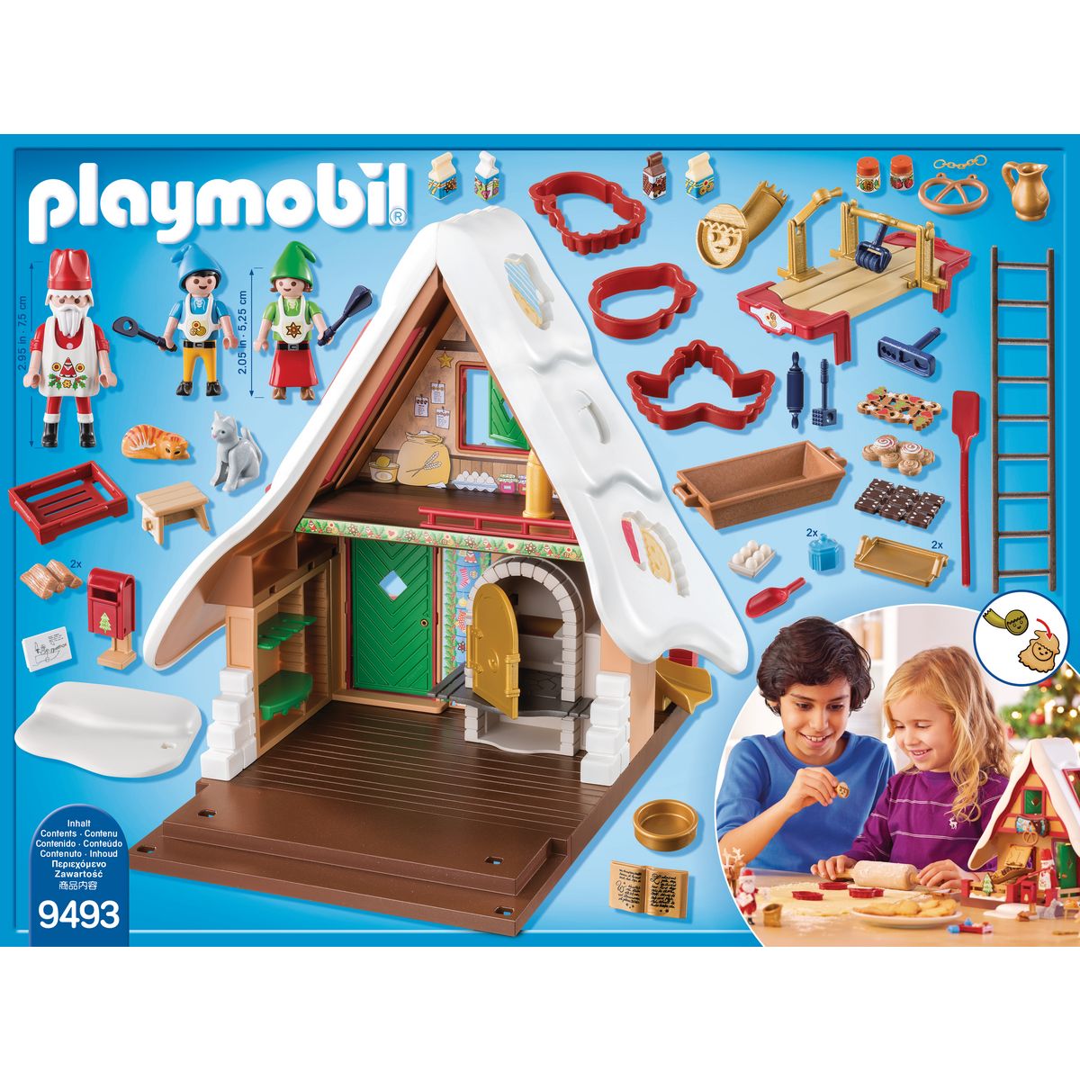 PLAYMOBIL 9493 - Christmas -  Atelier de biscuits du Père Noël