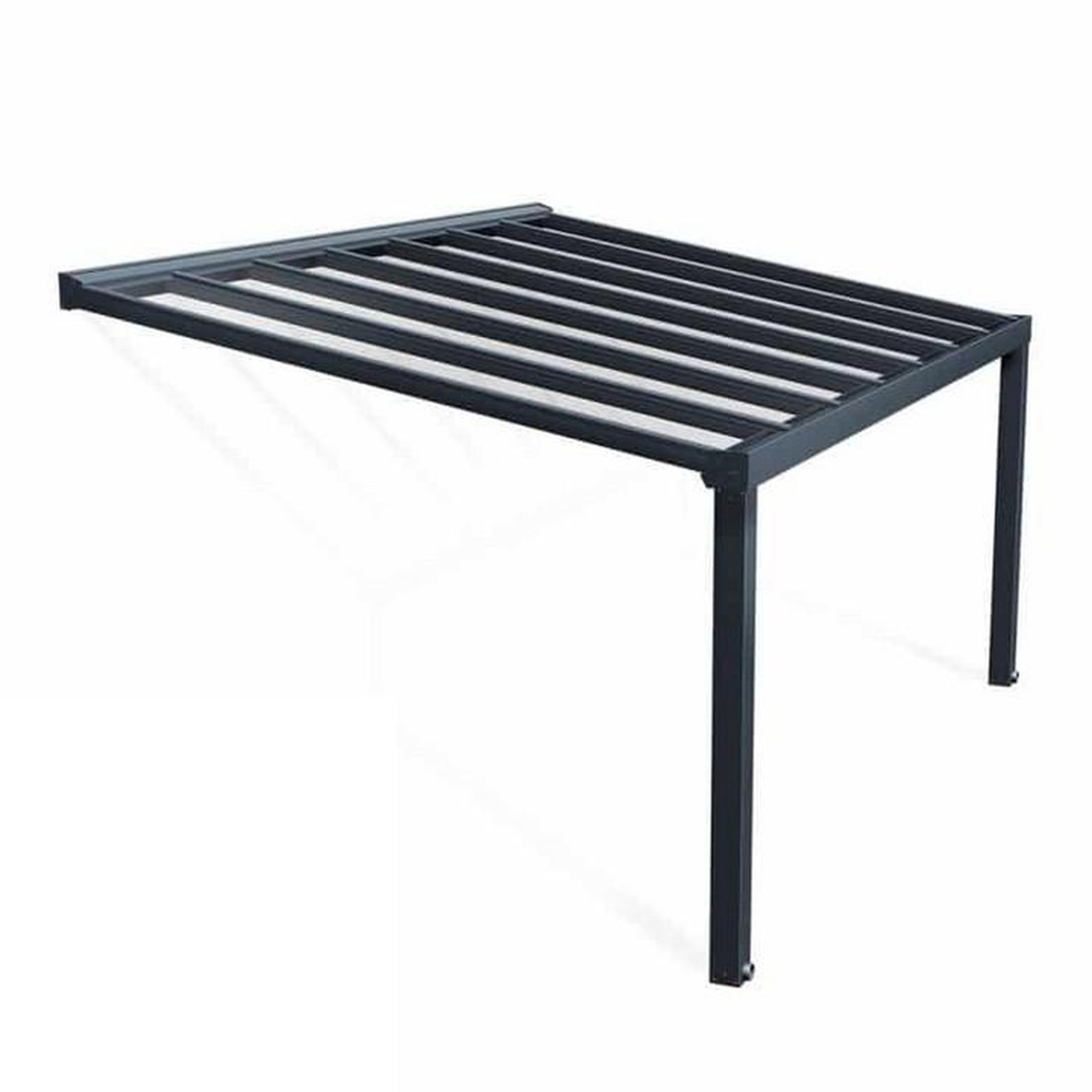 Palram Couverture de patio 3,4x5,2m gris - 705873