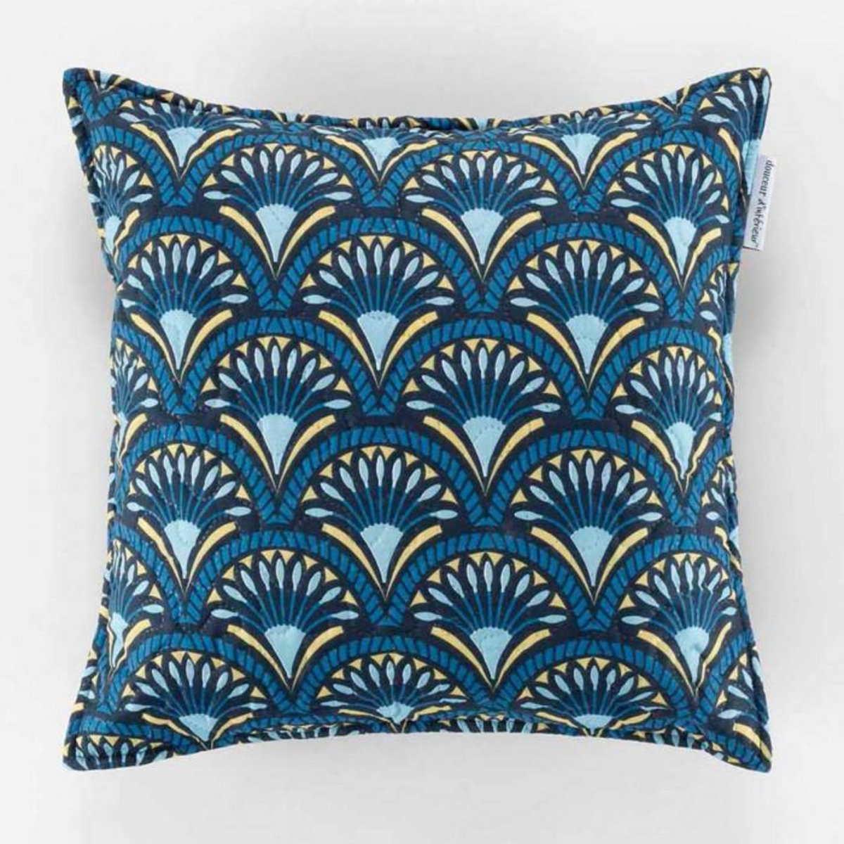 Paris Prix Housse de Coussin à Motifs  Come  45x45cm Bleu