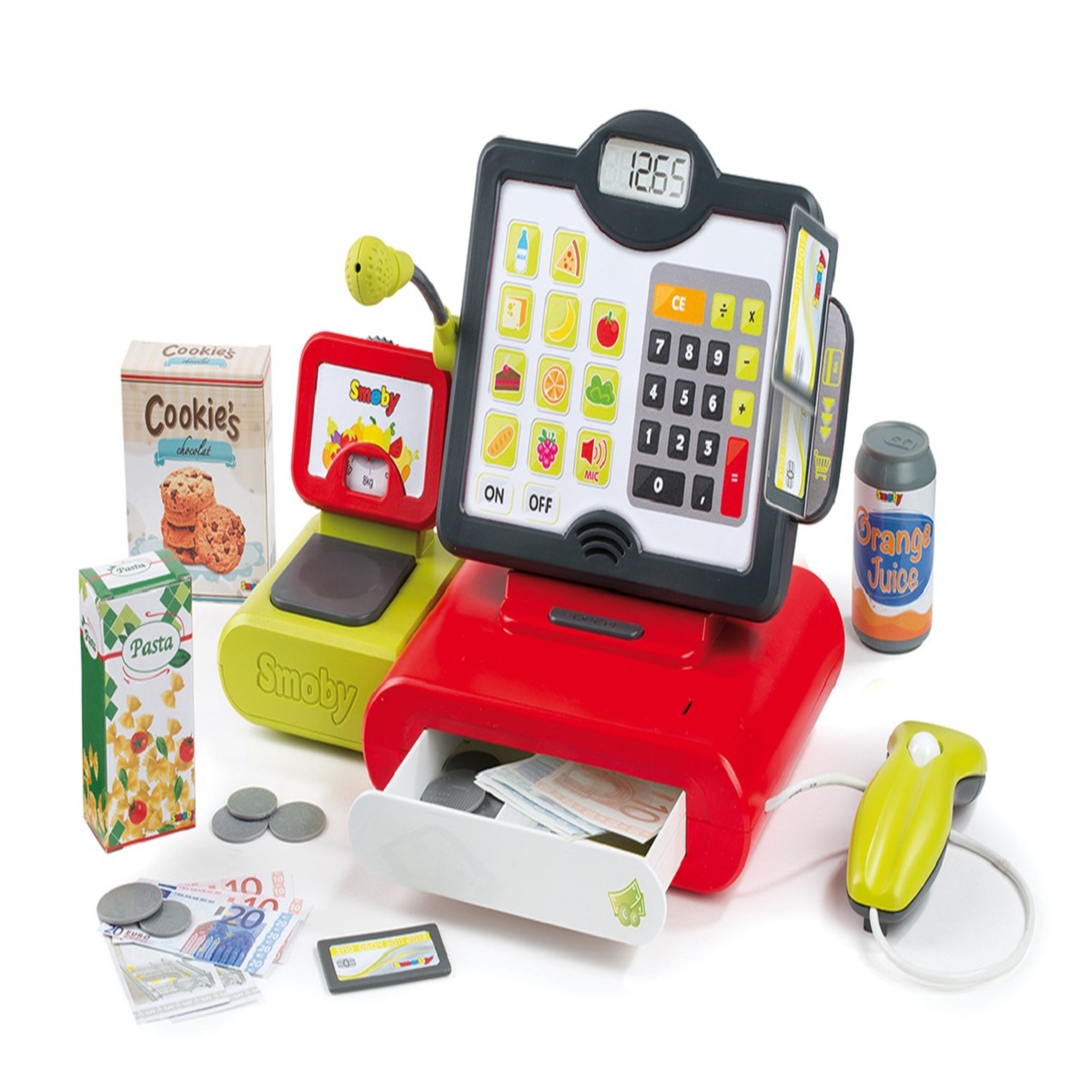 Voir la diapositive 2 : SMOBY Caisse enregistreuse électronique - jouet d'imitation