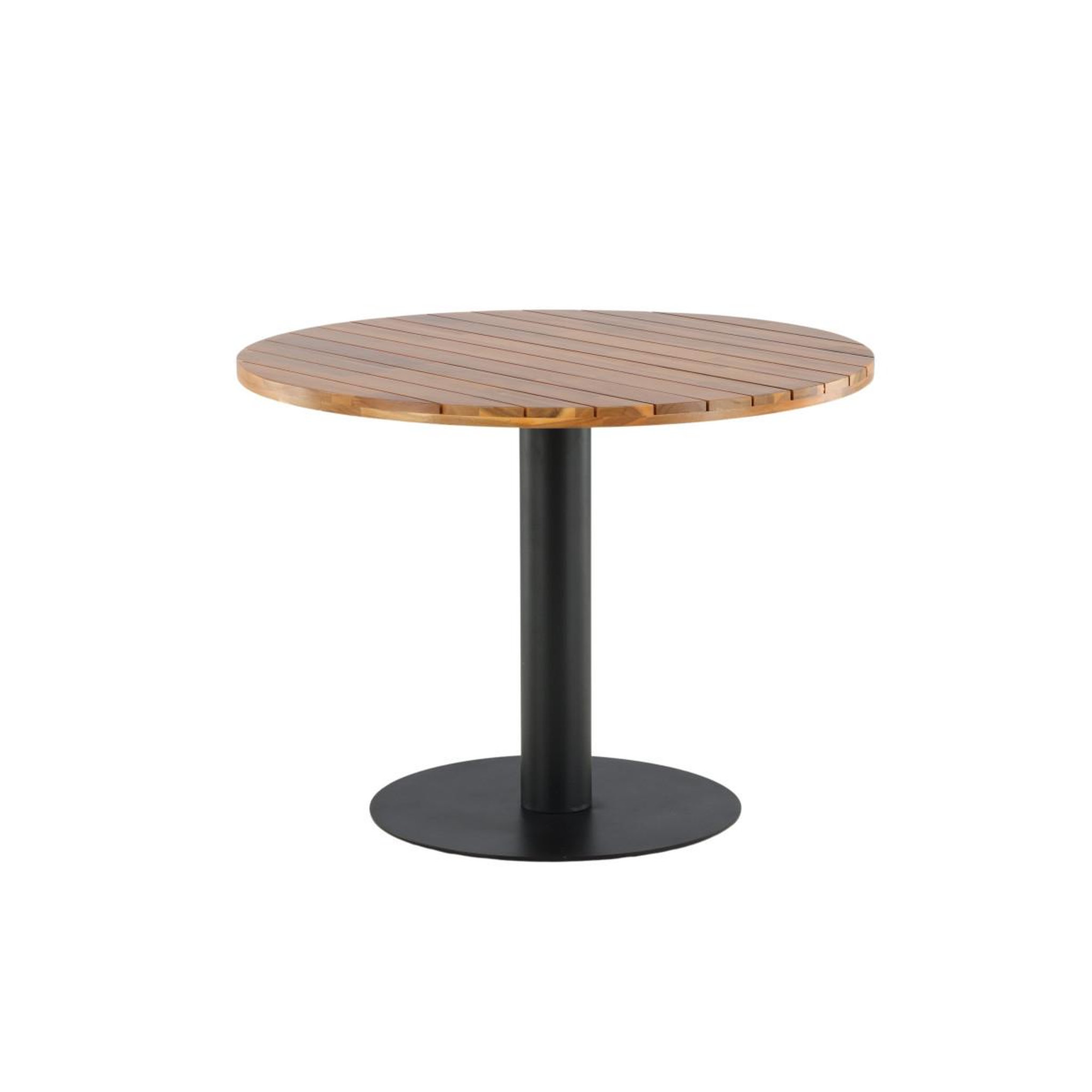 Voir la diapositive 2 : Paris Prix Table de jardin en bois  cot  100cm naturel