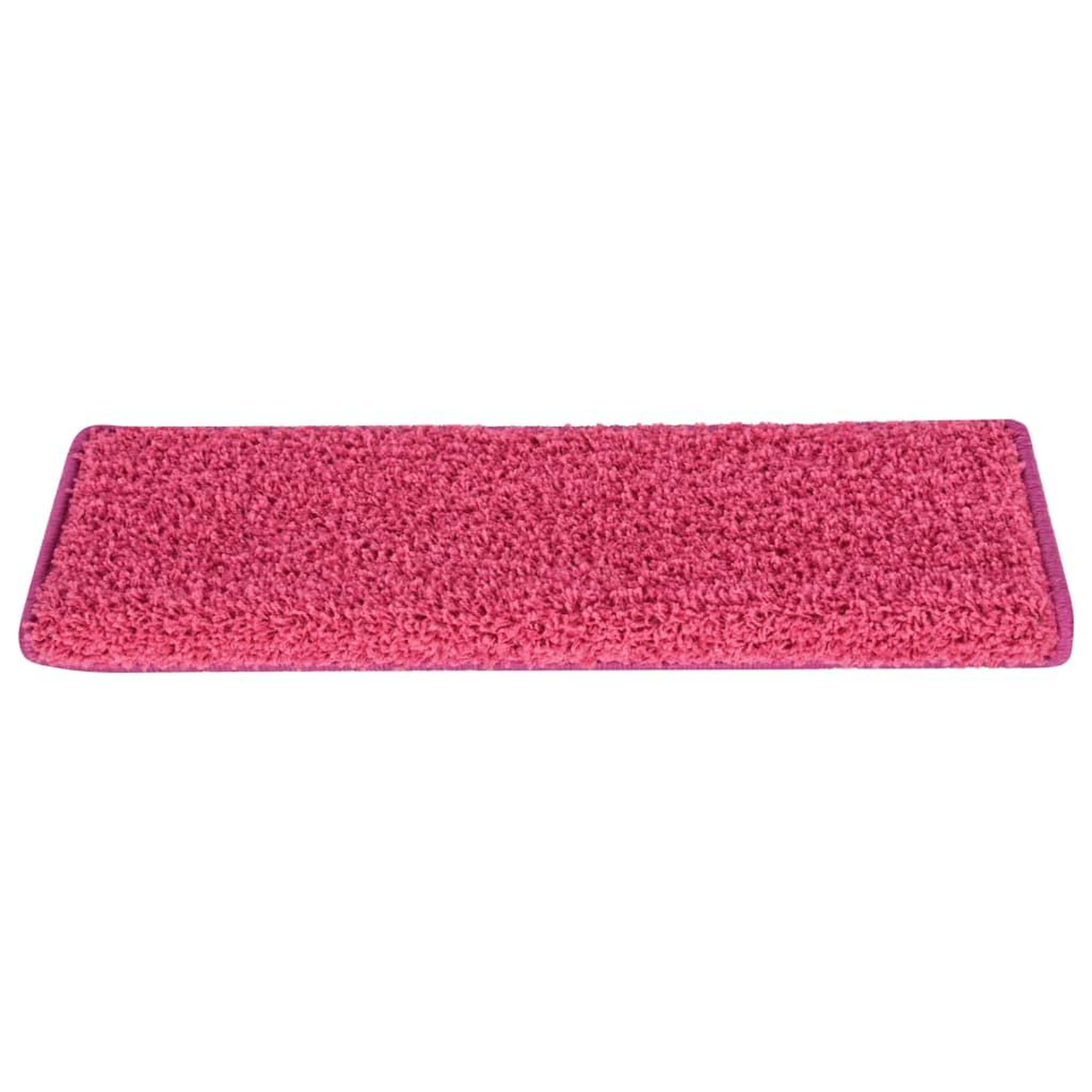 Voir la diapositive 3 : VIDAXL Tapis d'escalier 15 pcs 65x21x4 cm Rose