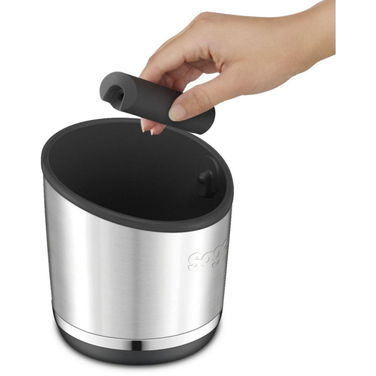 SAGE APPLIANCES Bac à marc Knock Box 20 acier inoxydable