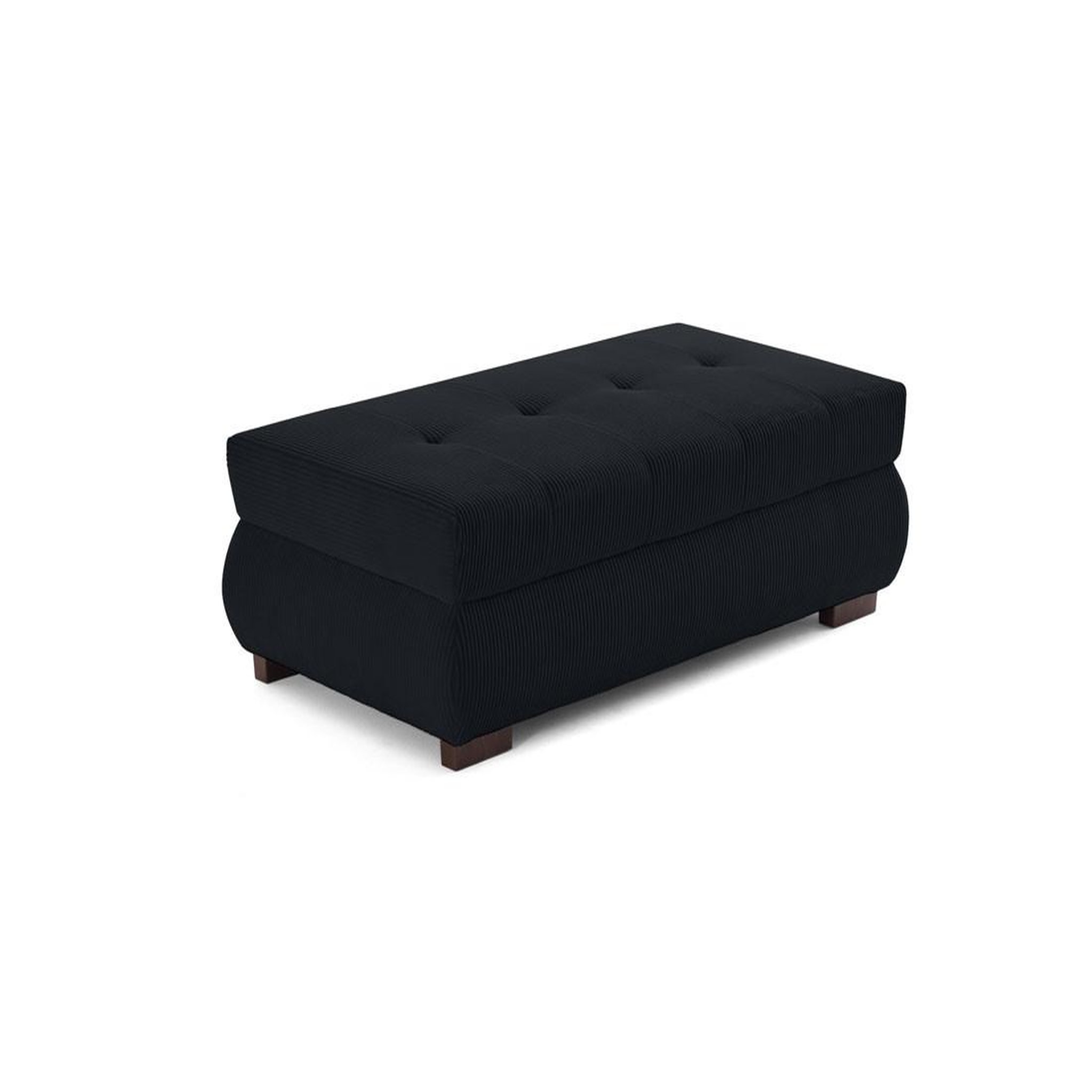 Voir la diapositive 1 : LISA DESIGN Vermont - pouf d'appoint - en velours côtelé