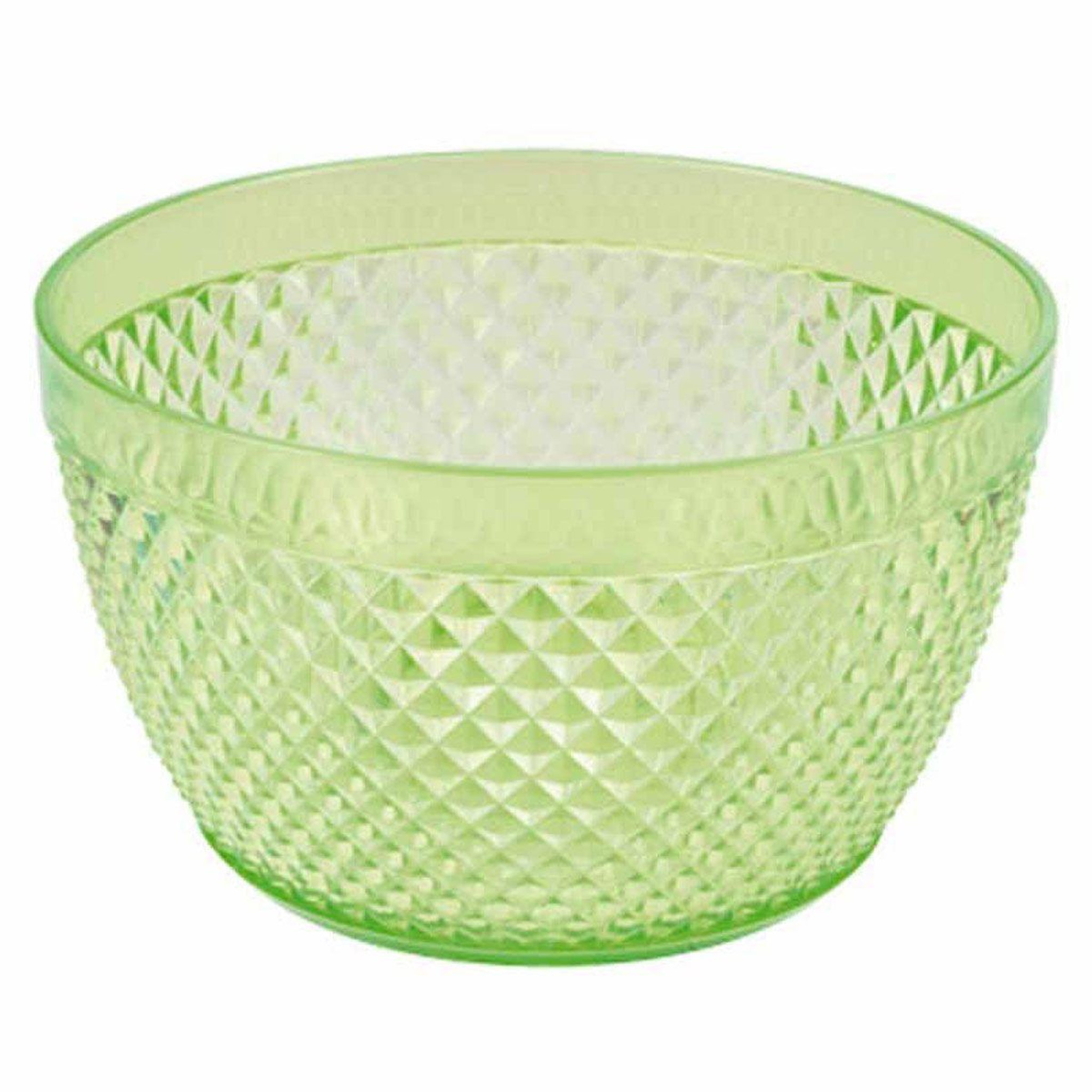 HOMEA Saladier Déco  Acrylique  13cm Vert