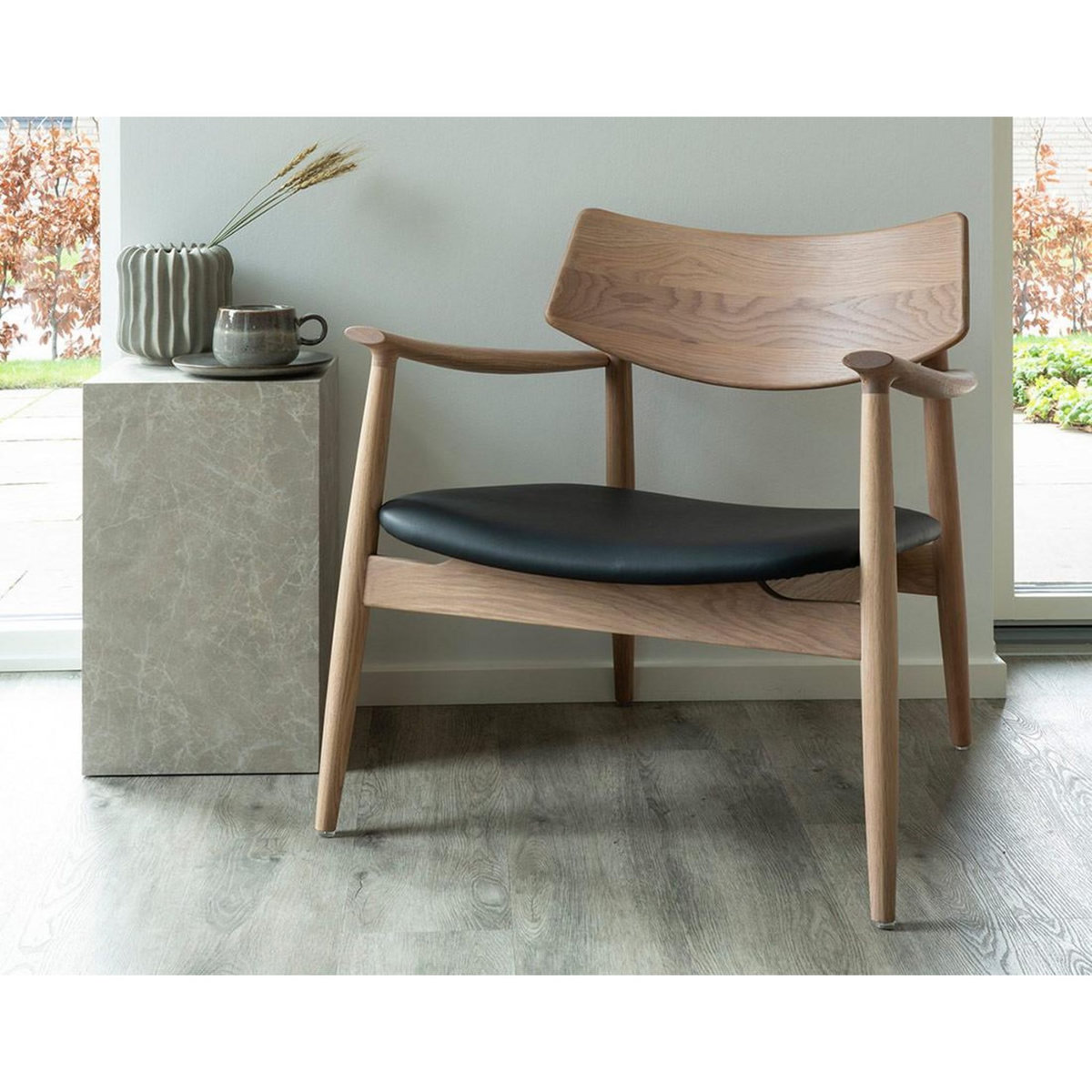 LISA DESIGN Tavira - fauteuil - en chêne massif