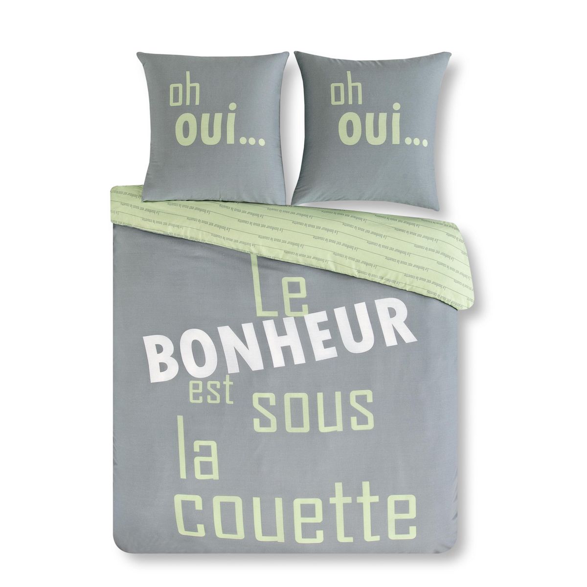 ACTUEL Parure housse de couette coton OH OUI 