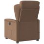 Voir la diapositive 5 : VIDAXL Fauteuil de massage inclinable Marron Tissu