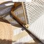 Voir la diapositive 3 : Rendez vous déco Chaise de plage terracotta pliable en tissage synthétique - Favignana