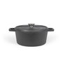 Voir la diapositive 1 : LIVOO Cocotte ronde 24cm 4l noir - mep139
