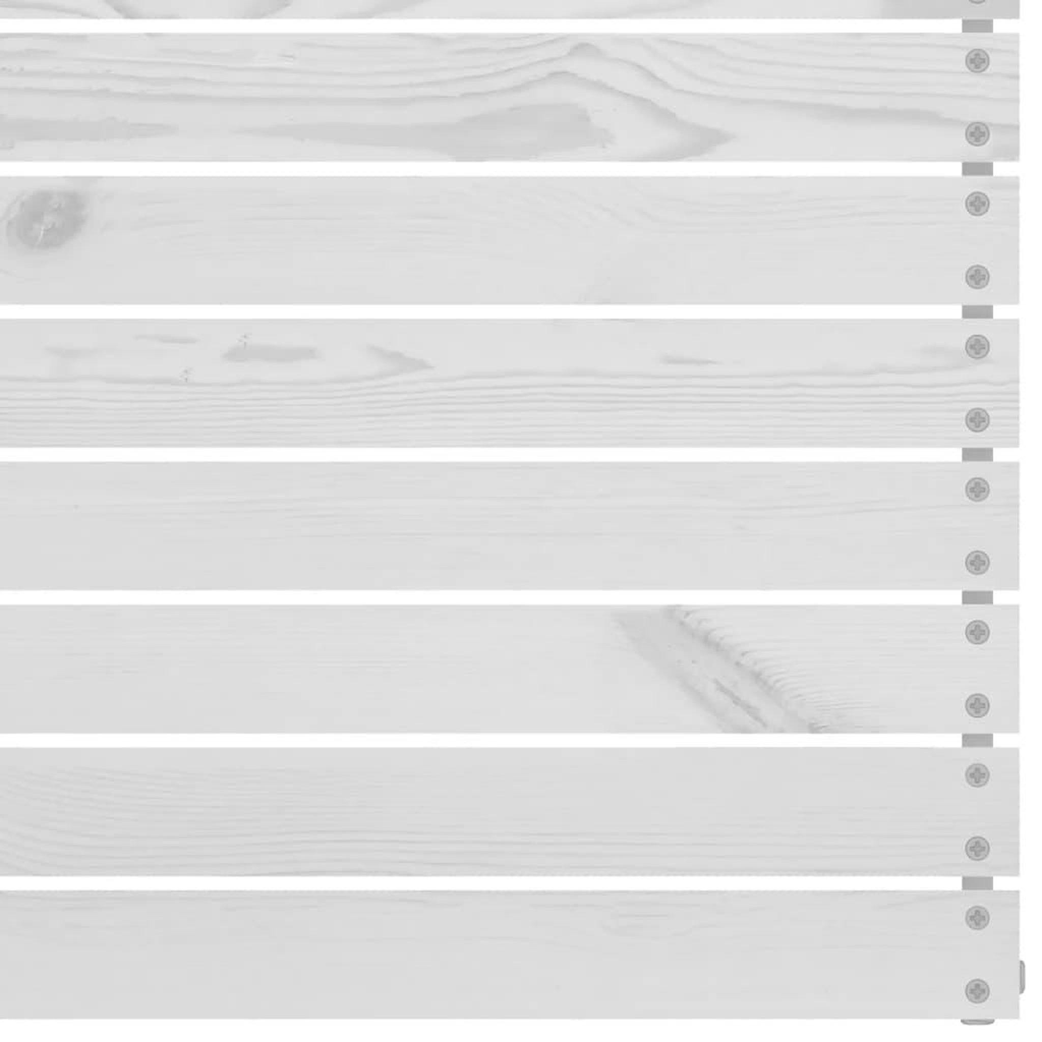 Voir la diapositive 5 : VIDAXL Canapes d'angle de jardin 2 pcs blanc bois de pin massif