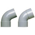 GIRPI Coude d'évacuation à 67°30 mâle/femelle Ø 32 mm