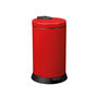 Voir la diapositive 2 : Rossignol Poubelle à pédale 20l rouge - 94118