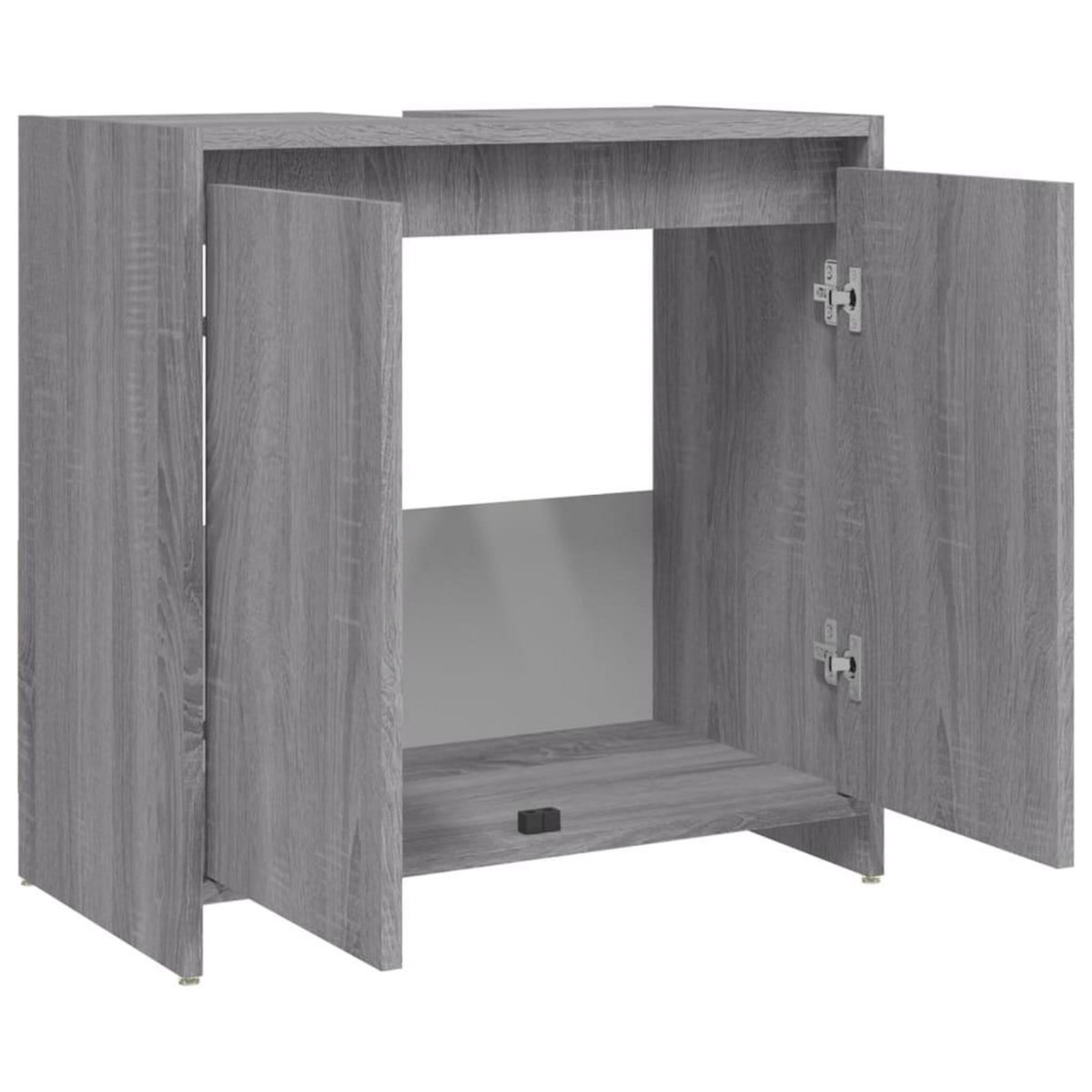 VIDAXL Armoire de bain Sonoma gris 60x33x61 cm Bois d'ingenierie