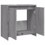 Voir la diapositive 5 : VIDAXL Armoire de bain Sonoma gris 60x33x61 cm Bois d'ingenierie