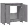 Voir la diapositive 5 : VIDAXL Armoire de bain Sonoma gris 60x33x61 cm Bois d'ingenierie
