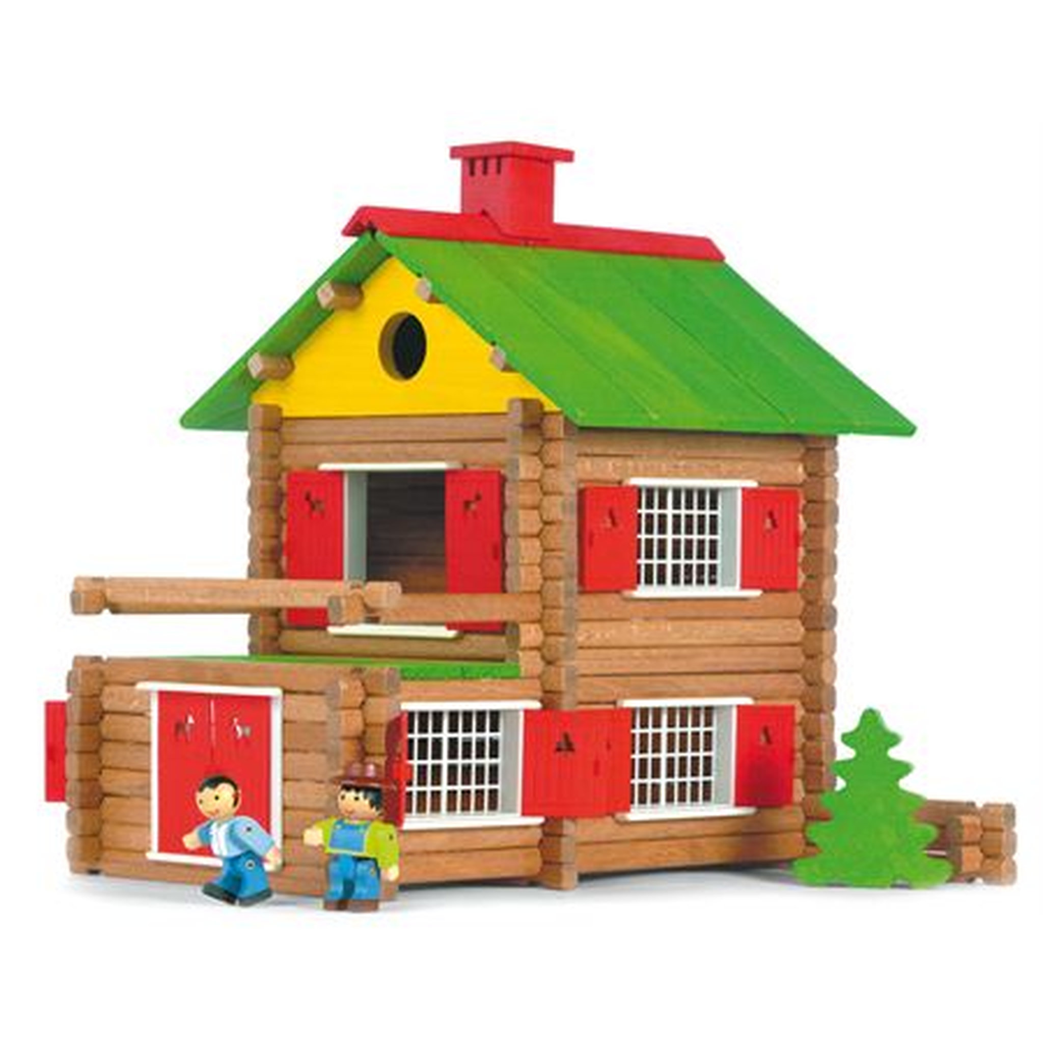 Voir la diapositive 2 : JEUJURA Chalet en bois 175 Pièces