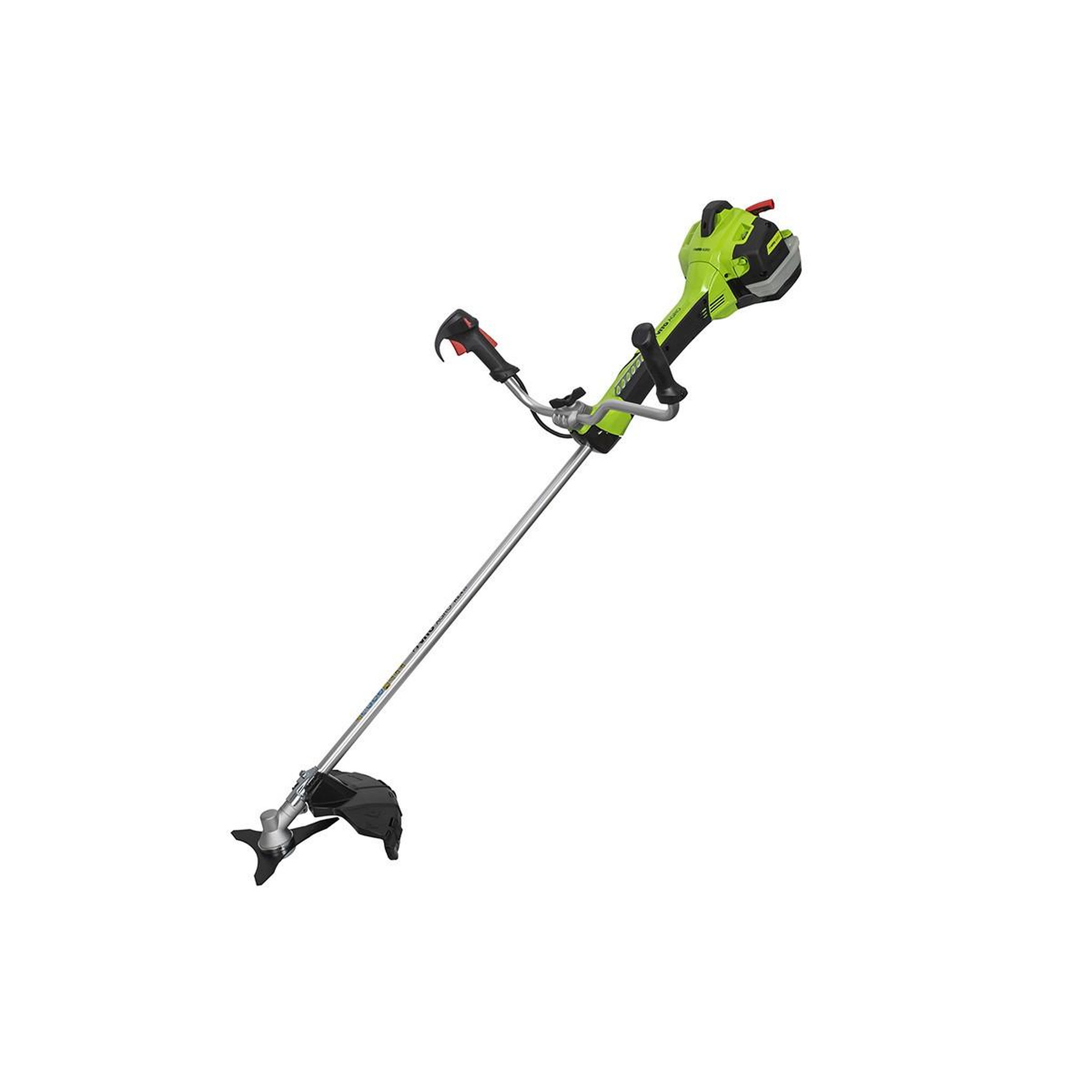 Voir la diapositive 2 : VITO Garden Débroussailleuse thermique 42 cm3 moteur 2t 2,4cv  harnais + lame 3 dents ø 25.5 cm + fil nylon ø 2.4 mm vito