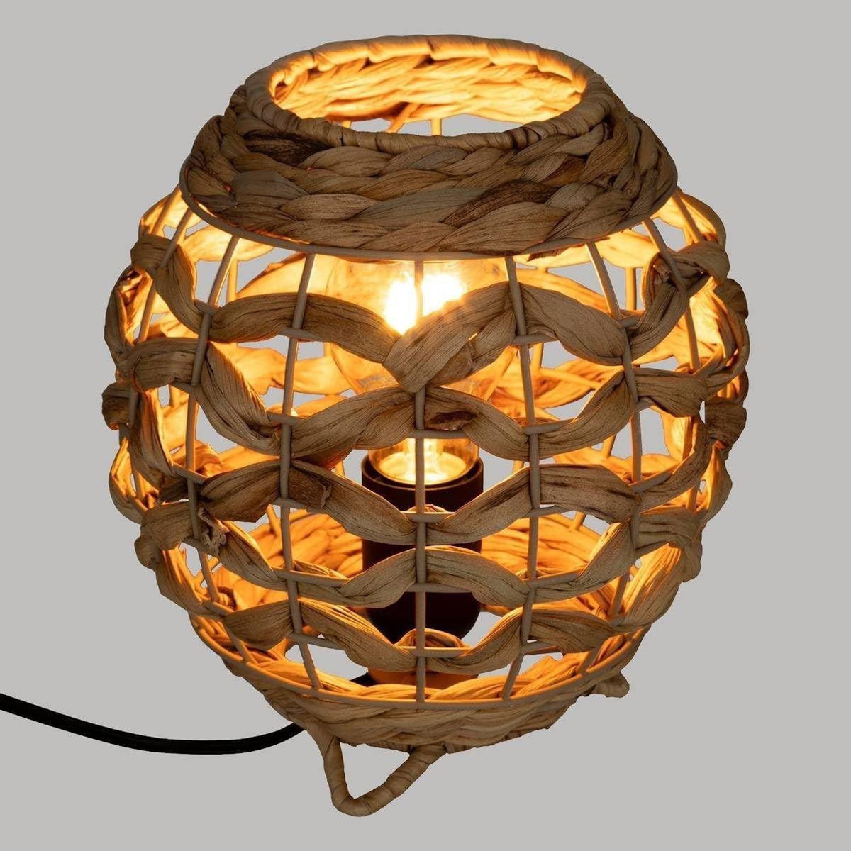 ATMOSPHERA Lampe à poser  Jacinthe  20cm Naturel