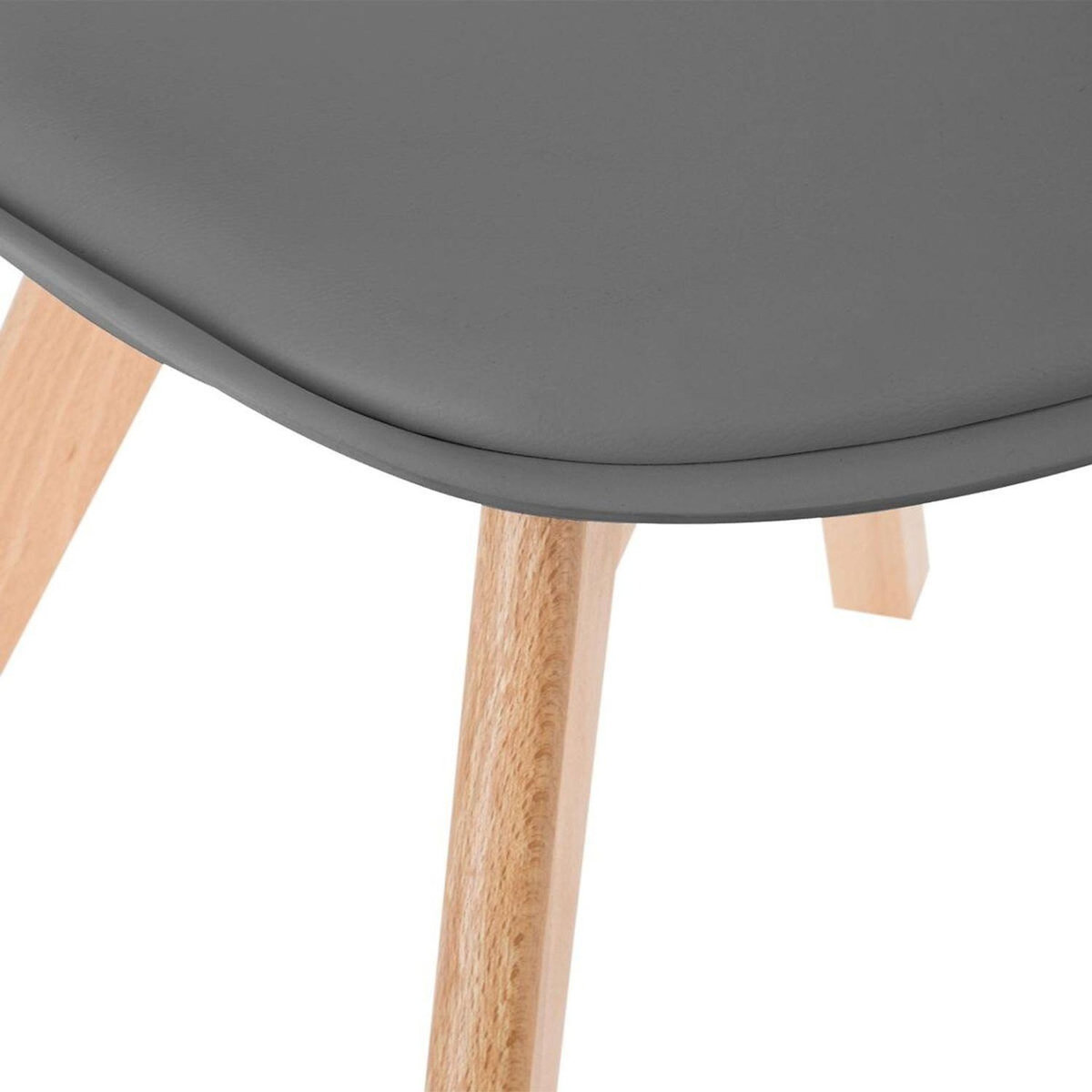 TOILINUX Lot de 4 chaises design scandinave BAYA