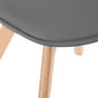 Voir la diapositive 4 : TOILINUX Lot de 4 chaises design scandinave BAYA