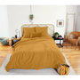 Voir la diapositive 1 : Home collection Parure housse de couette 100% gaze de coton 57 fils - miel