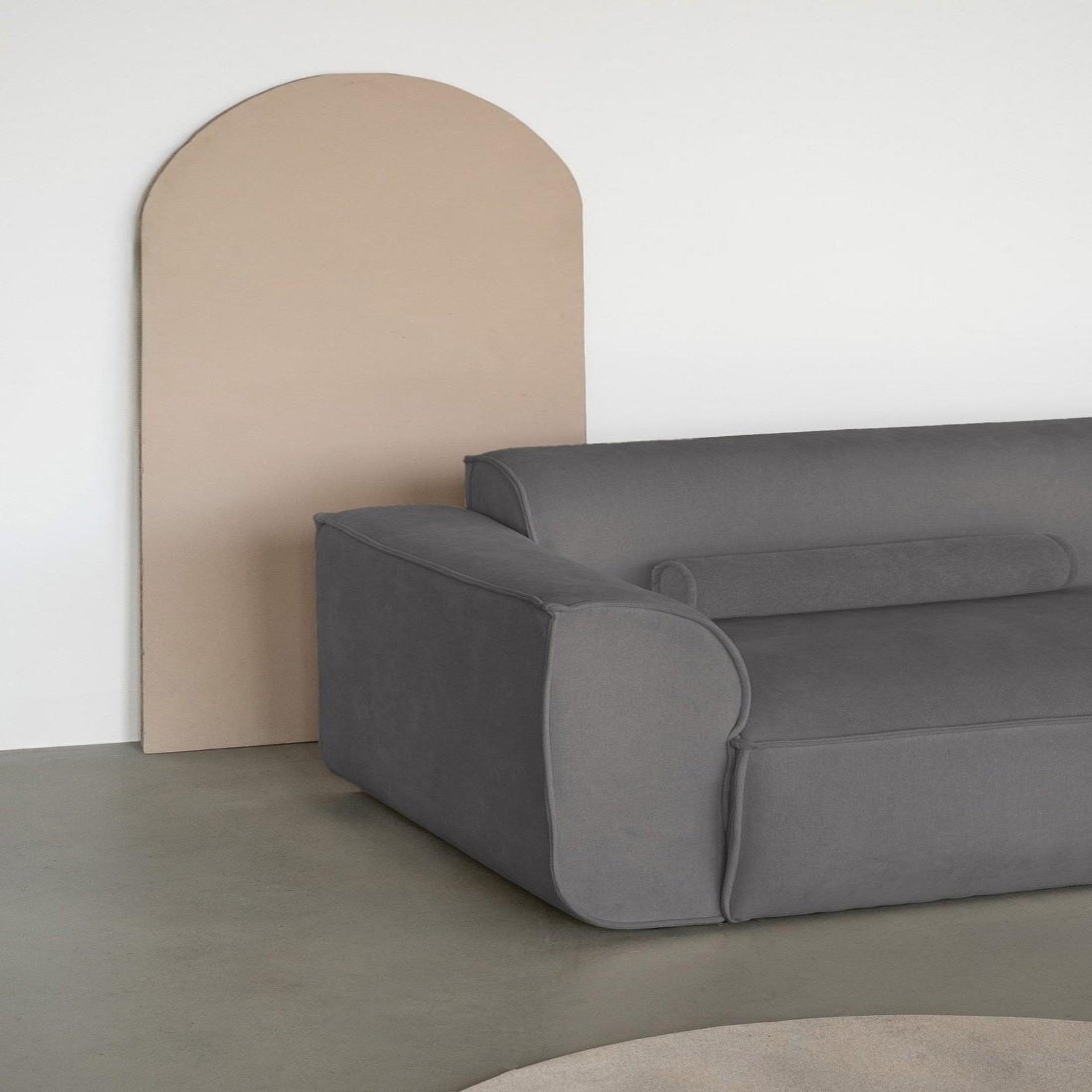 Voir la diapositive 3 : BEST MOBILIER Felix - module d'assise gauche en tissu texturé