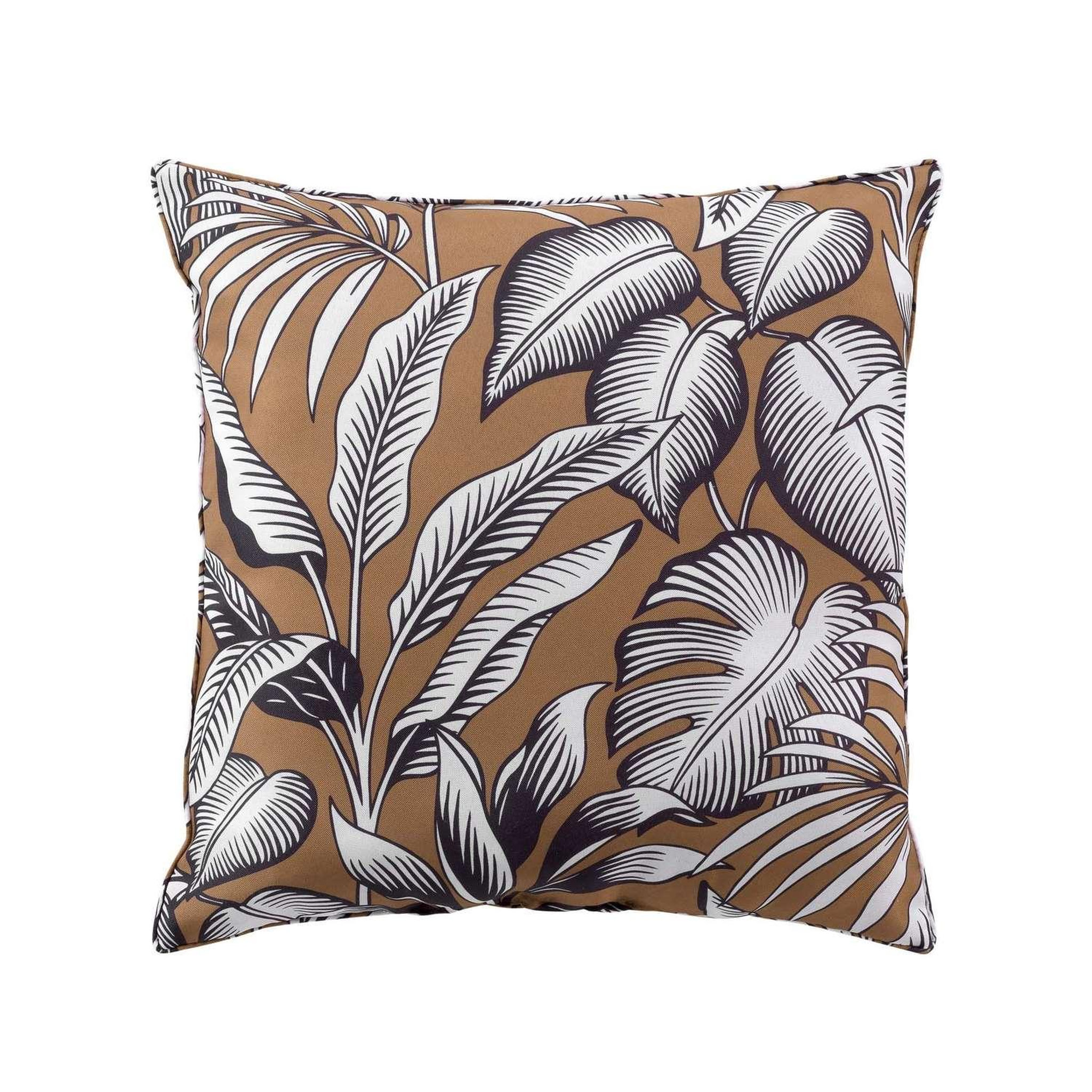 Douceur d'Intérieur Coussin punta - polyester imprimé appliqué. Coloris disponibles : Blanc