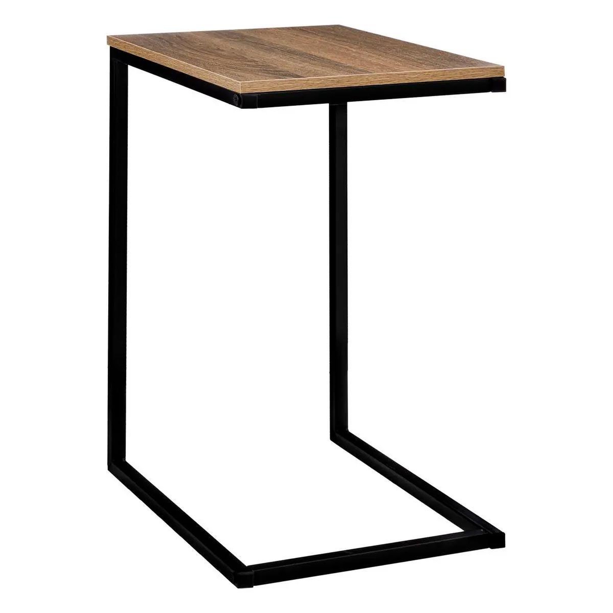 FIVE Table d'Appoint Design Linoya 66cm Naturel & Noir pas cher - Auchan.fr