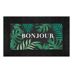 Paris Prix Tapis Relief Imprimé  Vesta  45x75cm Noir & Vert
