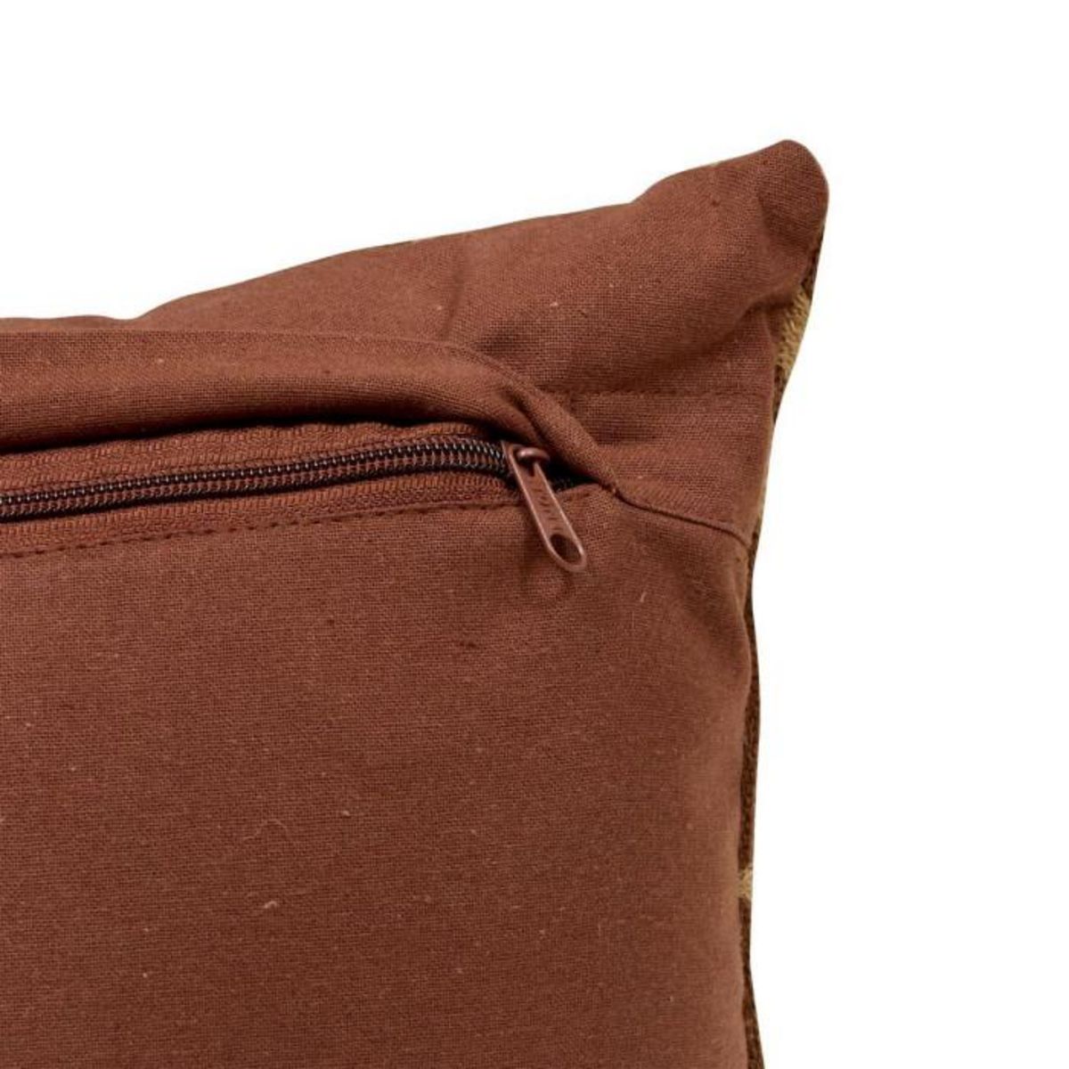 ATMOSPHERA Coussin Déco Brodé  Hary  30x50cm Marron
