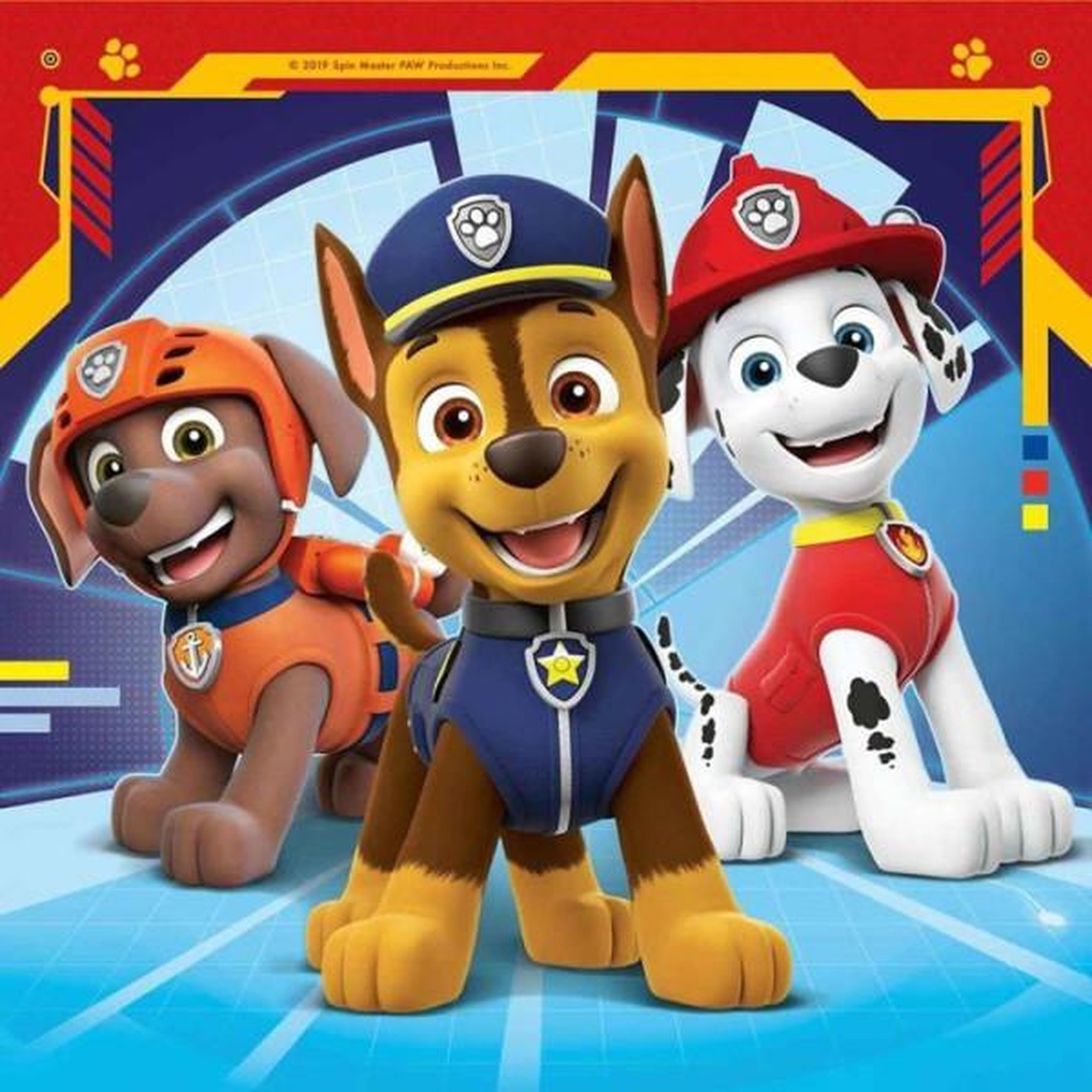 Voir la diapositive 3 : RAVENSBURGER Lot de puzzles enfant pat'patrouille - ravensburger - 3x49 pieces - prets a secourir