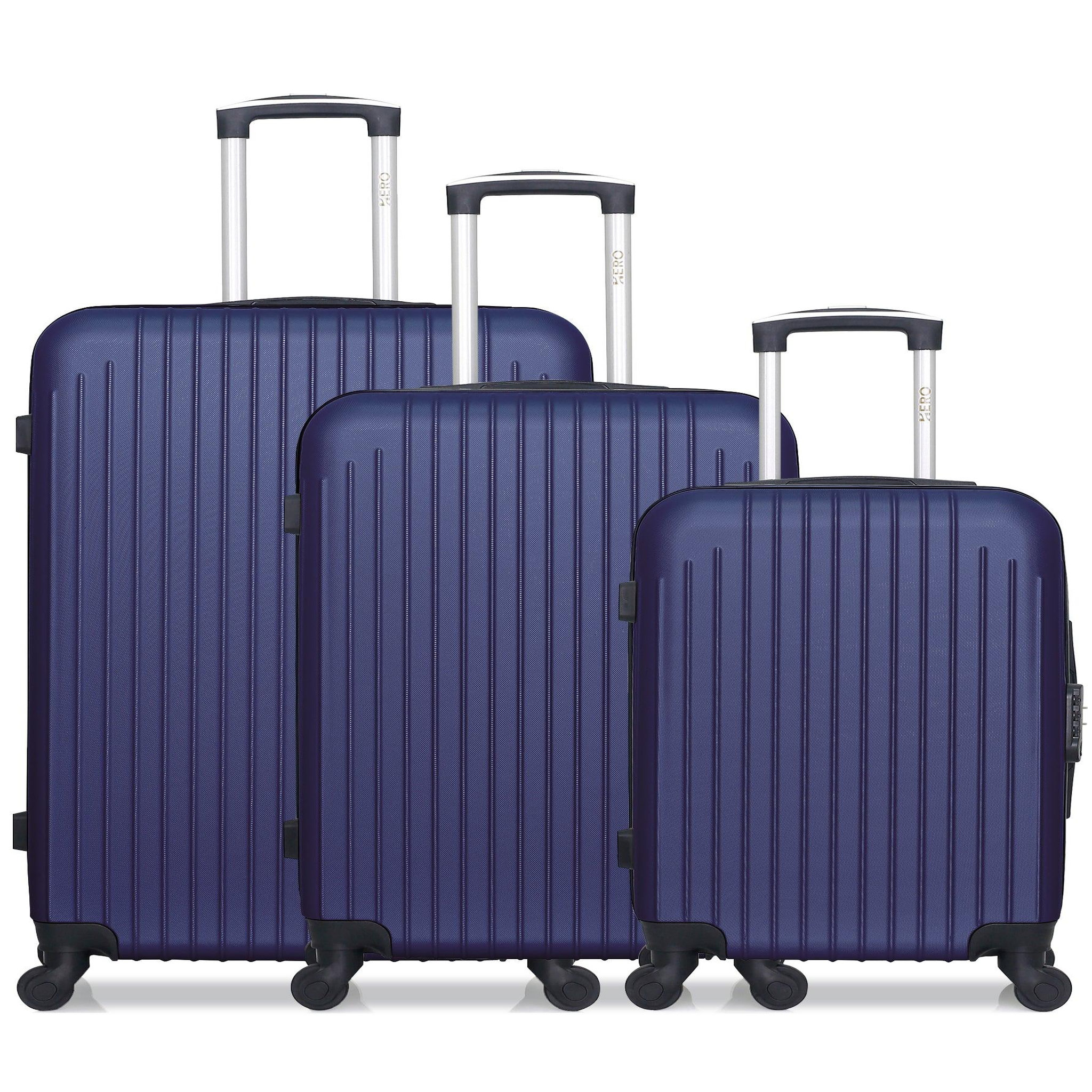 HERO Hero - lot de 3 - valise grand format, valise weekend et valise cabine carpates