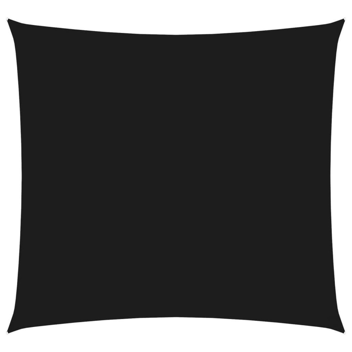 VIDAXL Voile de parasol tissu oxford carre 2x2 m noir