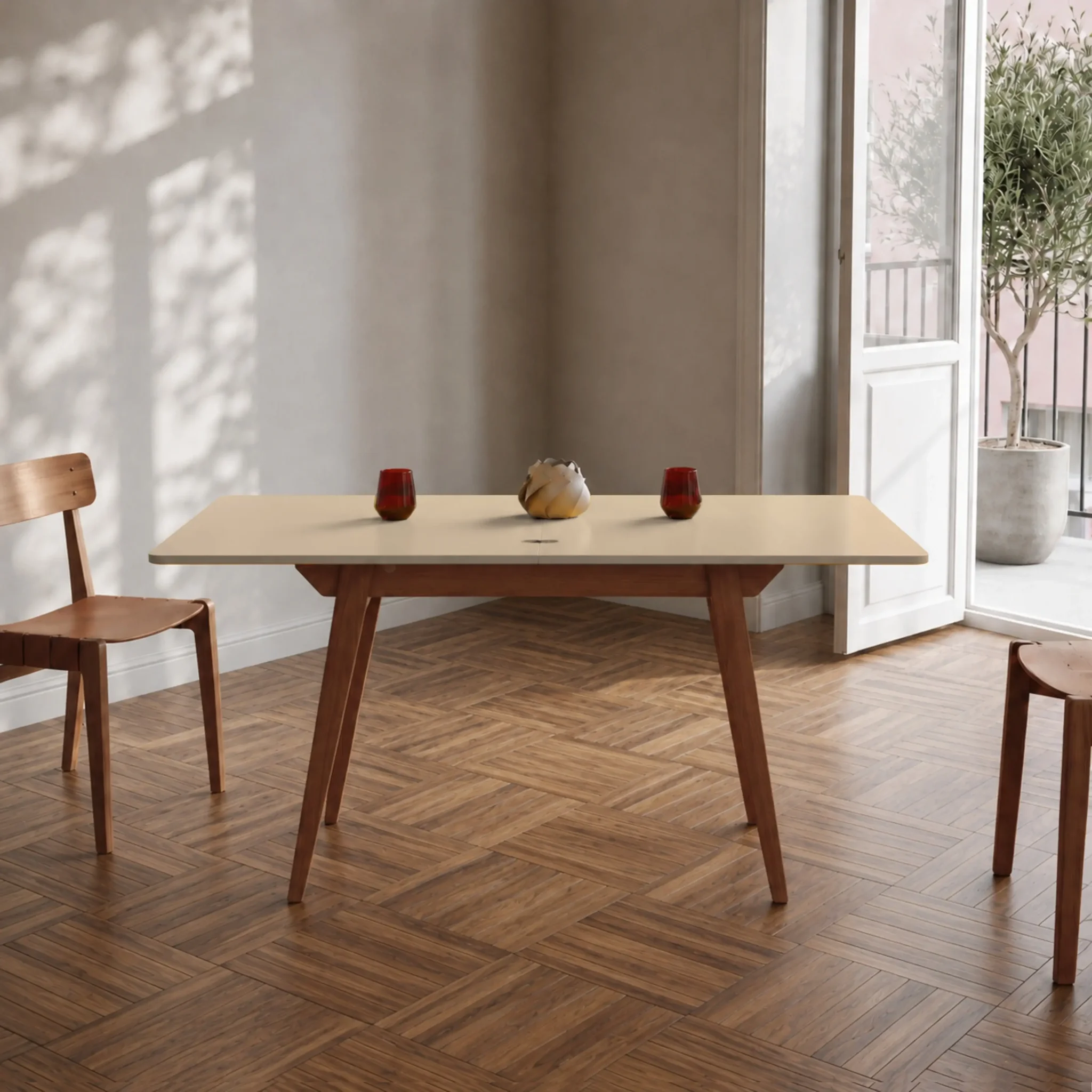 Voir la diapositive 3 : RAGABA Envelope Table à manger extensible