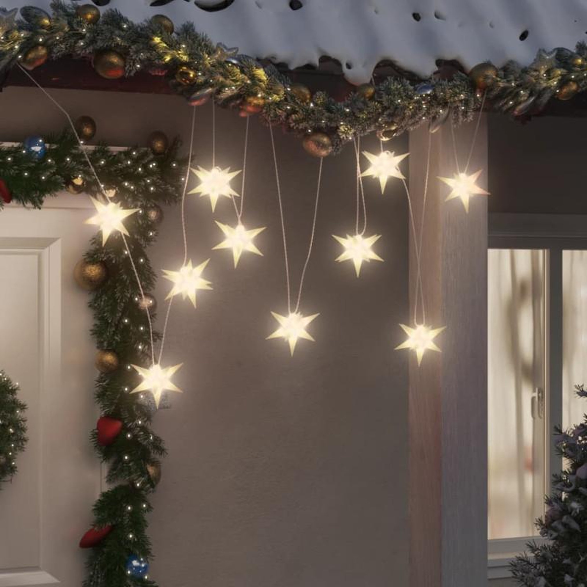 Voir la diapositive 1 : VIDAXL Lumière de Noël 10 LED blanc 10 cm