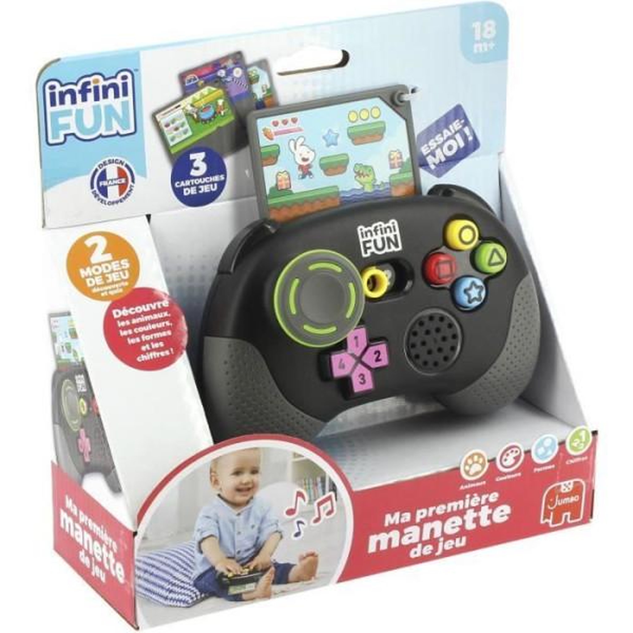 INFINIFUN Ma premiere manette de jeux video - INFINI FUN - Des 18 mois