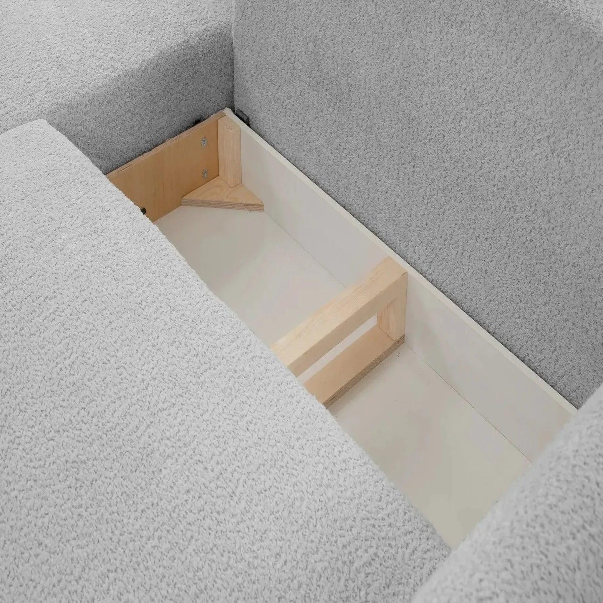 Voir la diapositive 6 : CASANOVA PARIS Alix - canapé d'angle convertible tissu chenille