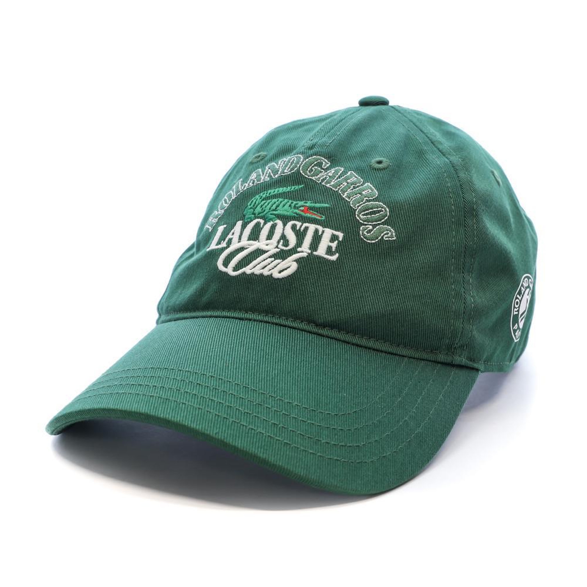 Voir la diapositive 1 : Lacoste Casquette verte lacoste roland garros