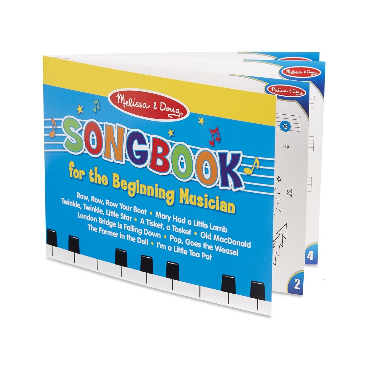 Melissa & Doug Piano d'apprentissage en bois