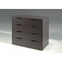 Voir la diapositive 1 : Commode 4 tiroirs en pin massif WOODY, 2 coloris