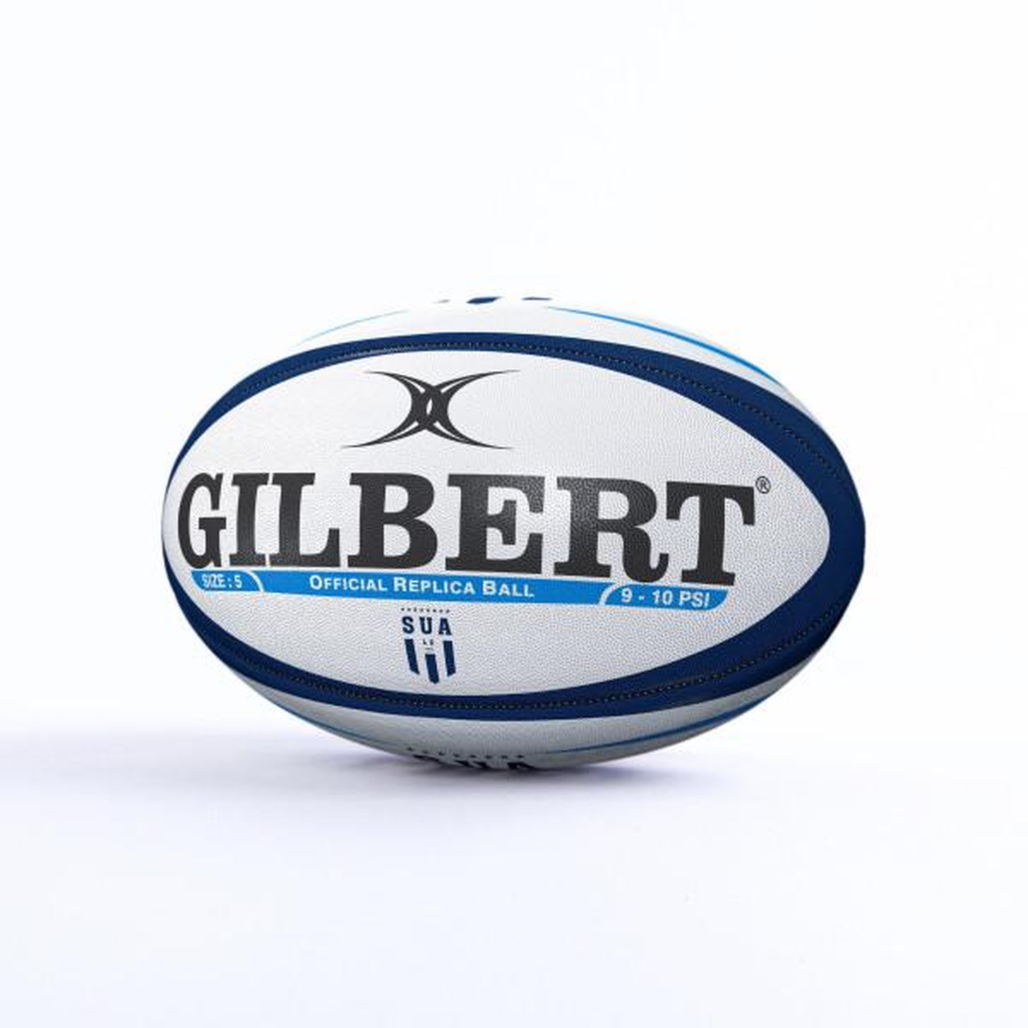 Voir la diapositive 3 : GILBERT Ballon de rugby - agen - replica - gilbert - taille 5