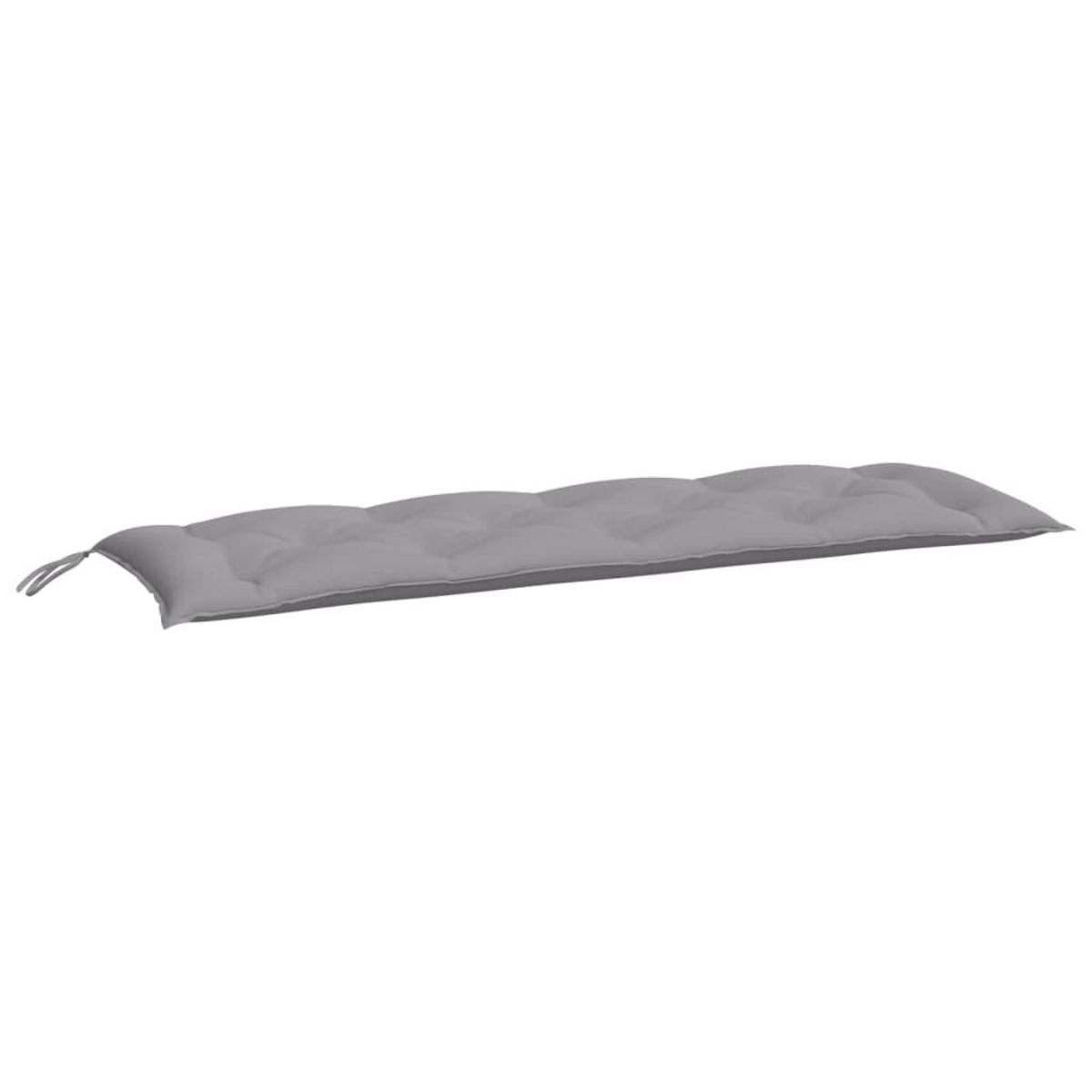 VIDAXL Coussin de banc de jardin gris 150x50x7 cm tissu oxford
